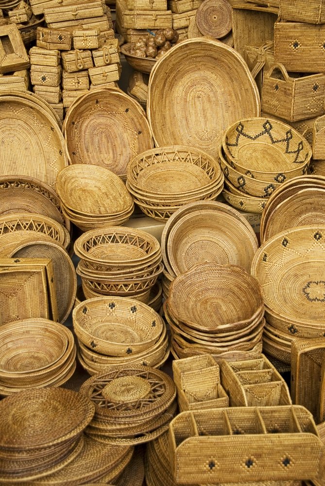 Amazon.com: Posterazzi Indonesia Bali Ubud Woven Baskets For Sale